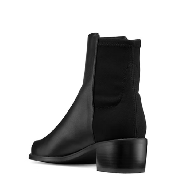 Stuart Weitzman EASYON RESERVE bootie Black leather Sz 7 NEW - Picture 3 of 13